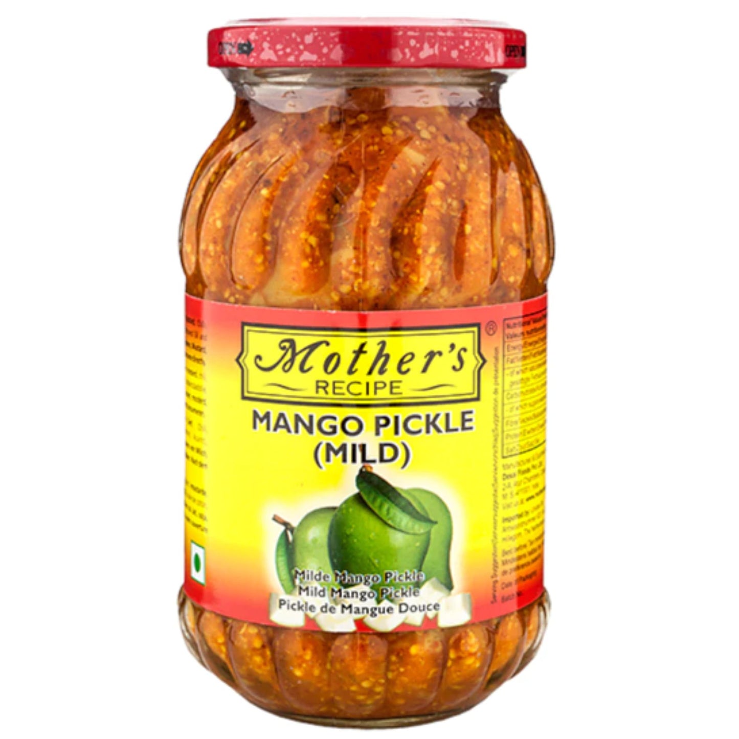 Mango Pickle (pickled) | Mango Pickle Mild 500g Mother's Recipe