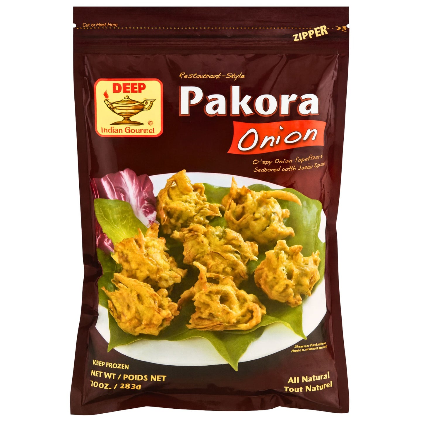 Buñuelo de Cebolla (Congelado) | Onion Pakora (Bhaji) 283g/10pcs. Deep (Frozen)
