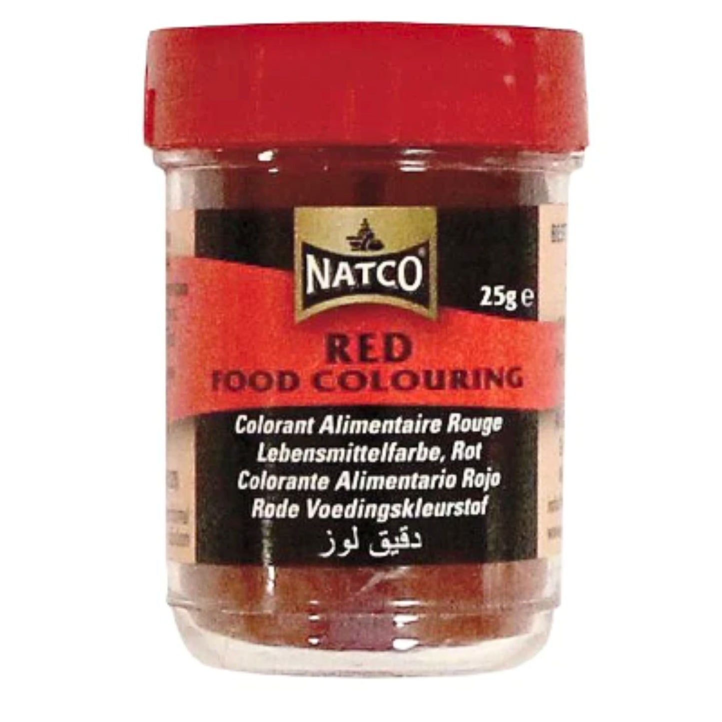 Colorante Rojo en Polvo | Red Food Colour Powder 25g Natco