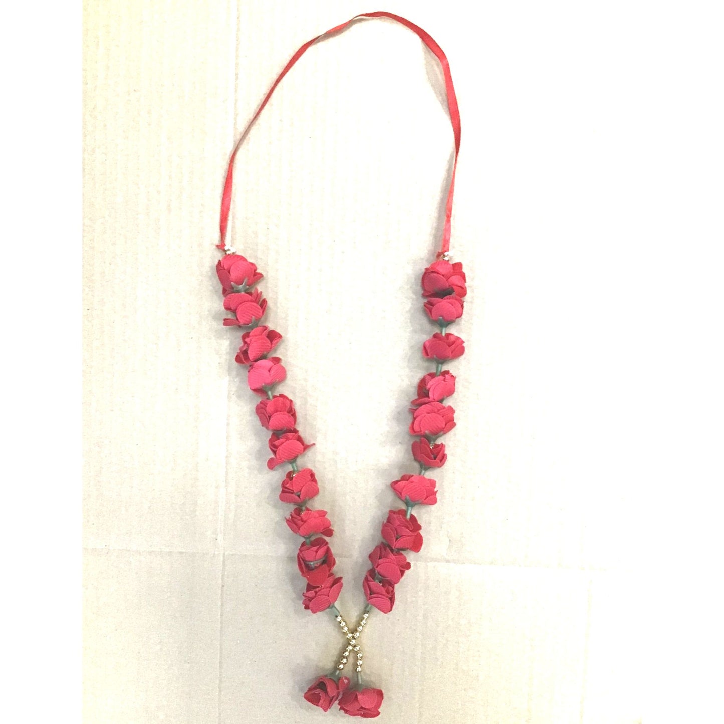 Guirnalda Mediana de flores artificiales para ídolo Mala para Dios | Medium Artificial Flower Multipurpose Garland (Mala) 1