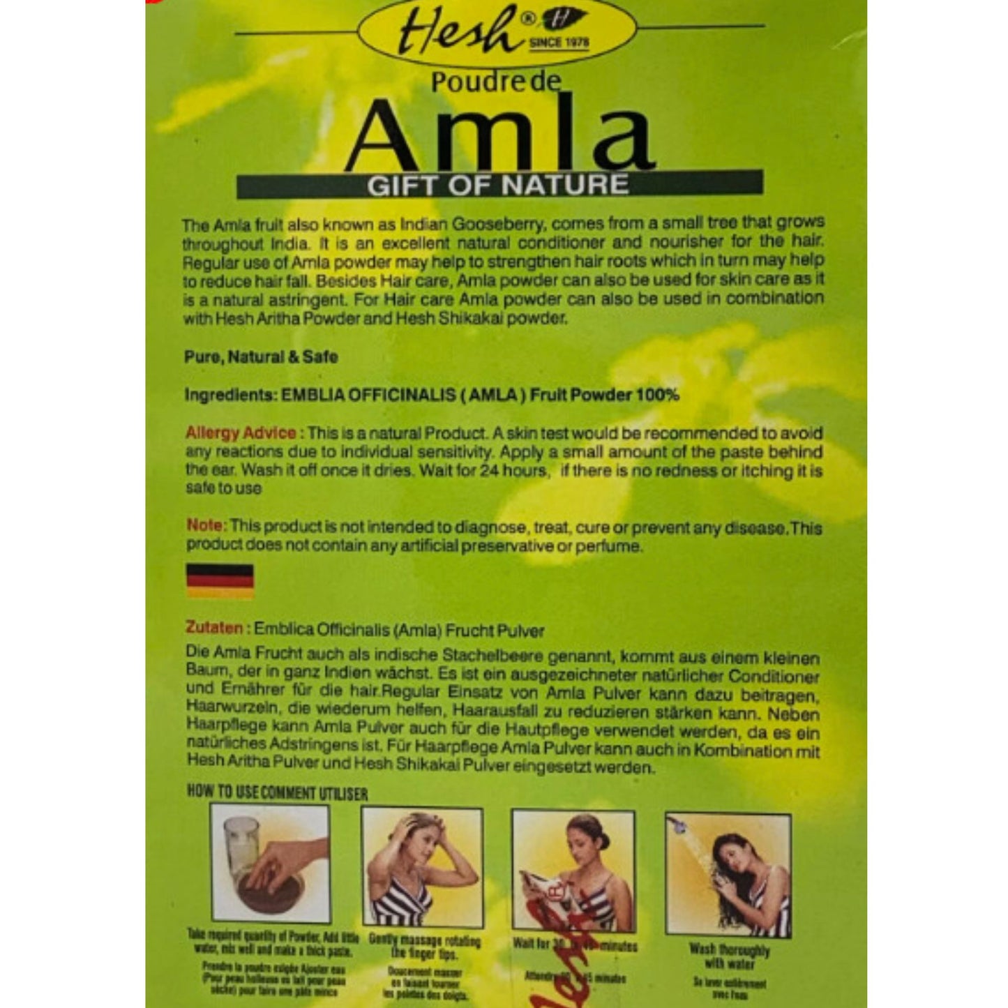 Amla (Grosella) en Polvo | Indian gooseberry | Amla Powder 100g Hesh