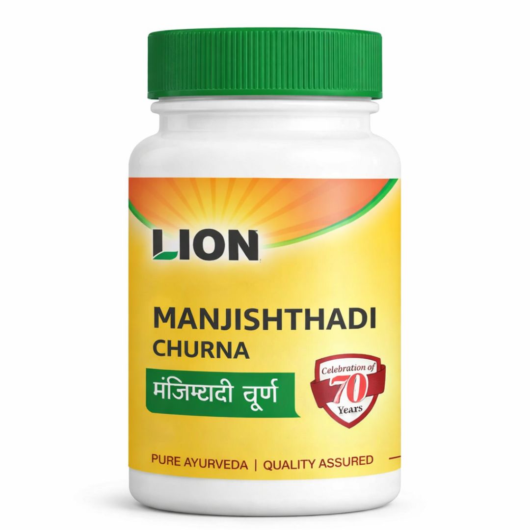 Polvo de Manjisthaadi | Manjisthadi Powder (Churna) (Rubia cordifolia) 100g Lion