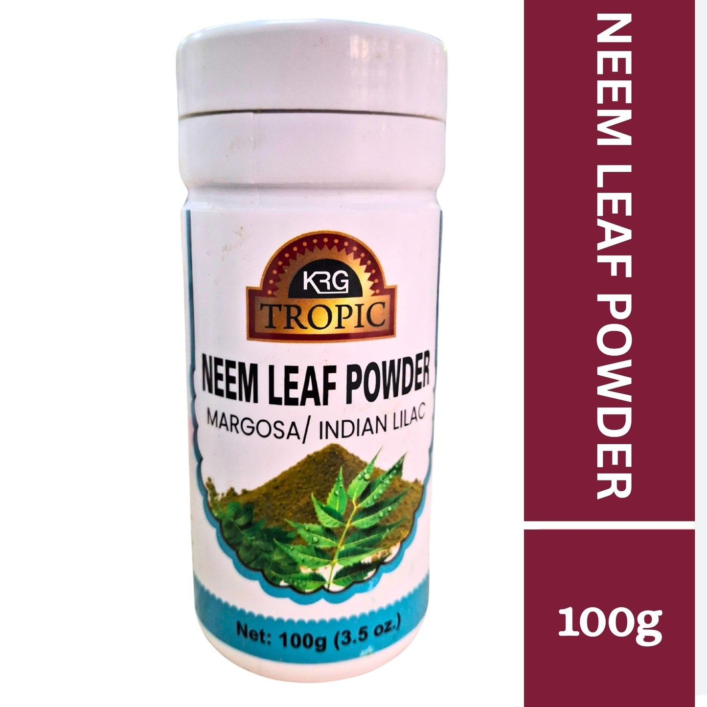 Neem Powder (Margosa Tree/Azadirachta indica) | Neem Leaf Powder 100g KRG