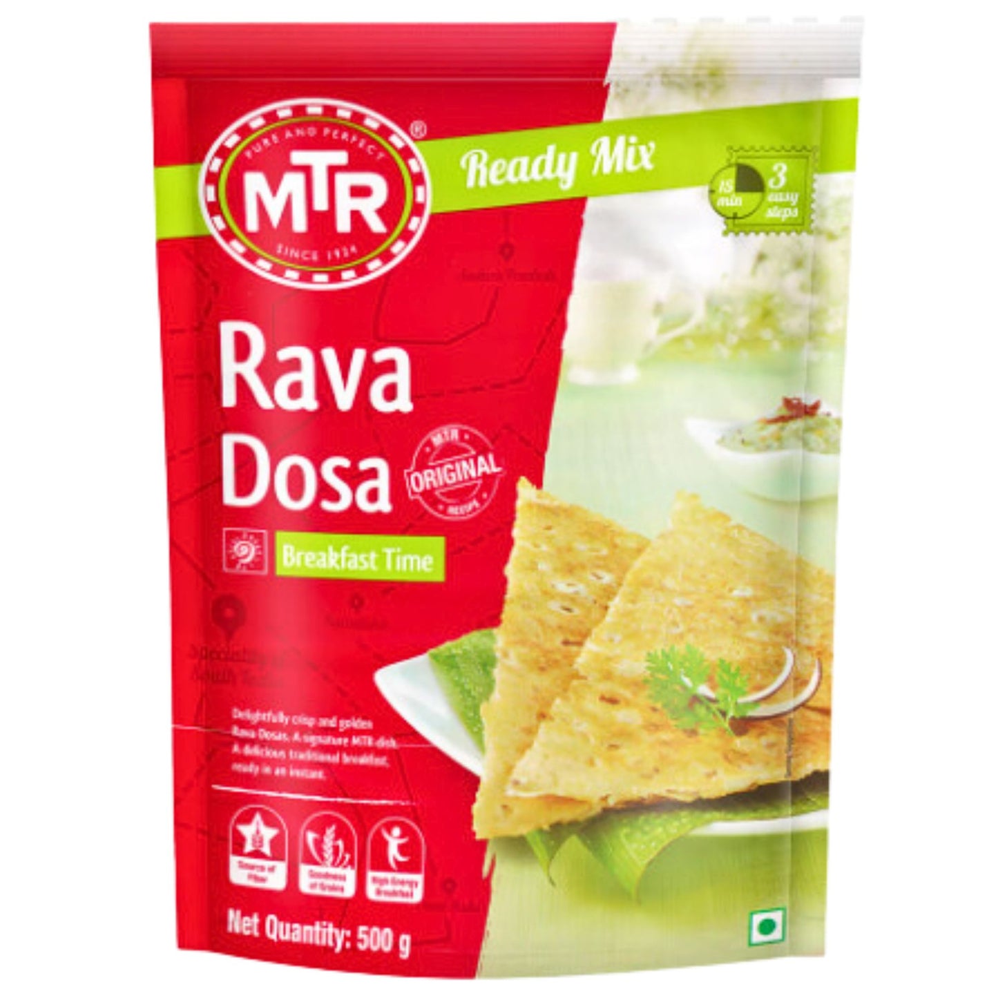Preparado para Rava Dosa | Rava Dosa Mix 500g MTR