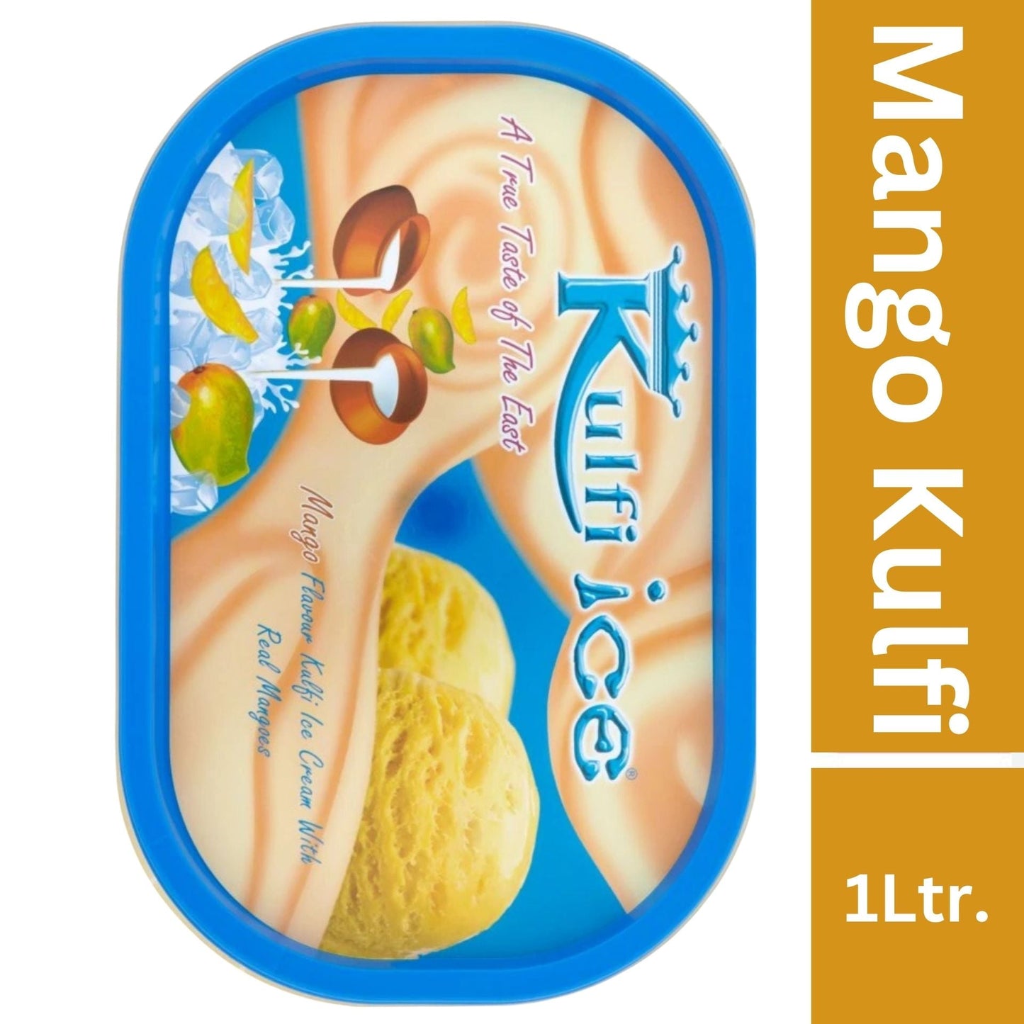 Helado de Mango (Congelado) | Mango Ice cream | Mango Kulfi - 1L (Frozen)