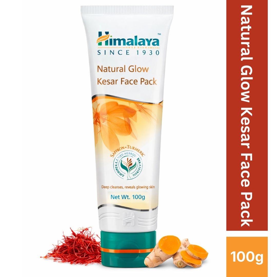 Mascarilla Facial Azafran con Brillo Natural | Natural Glow Kesar (Saffron) Face Pack 100g Himalaya