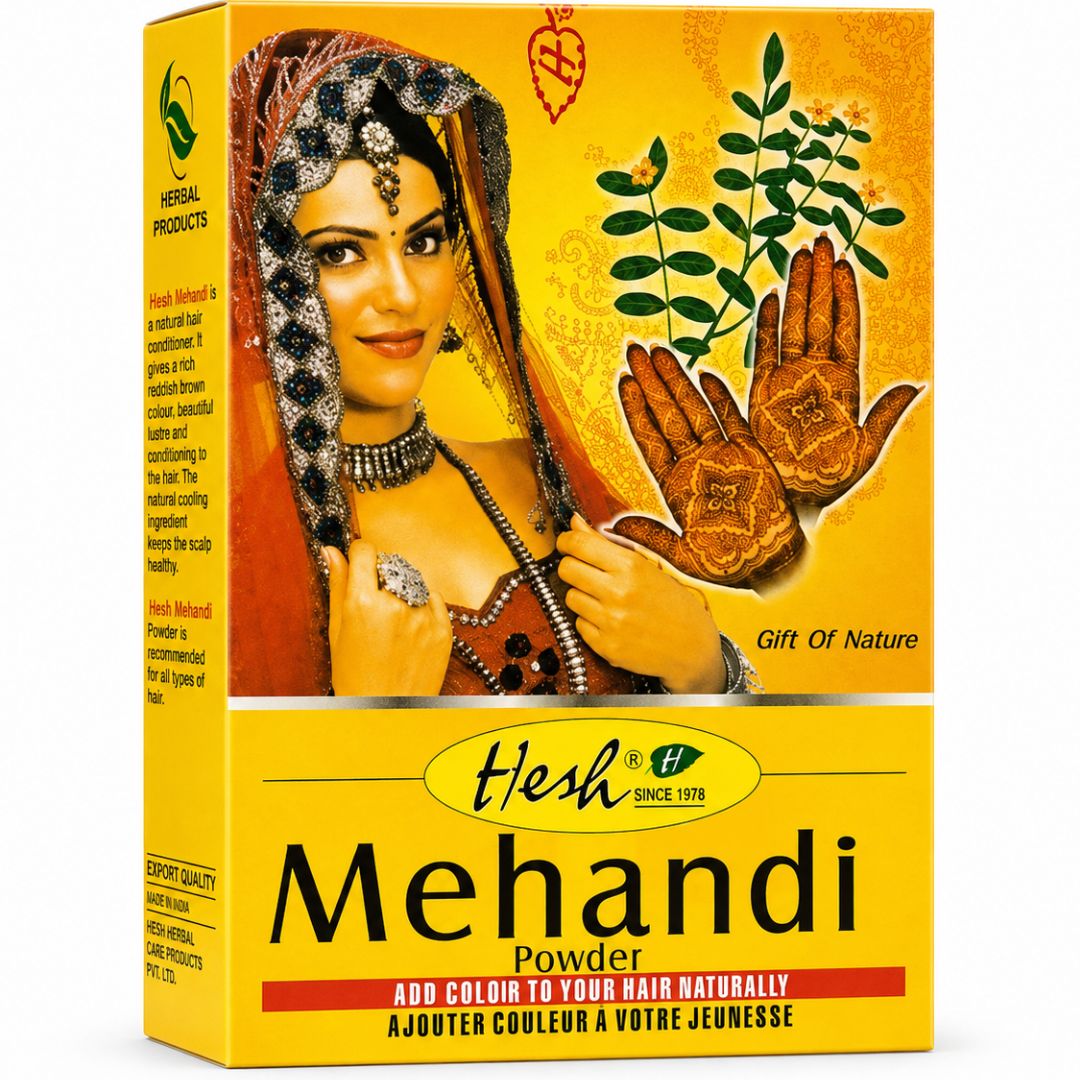 Henna natural color en polvo | Henna Powder Natural | Mehandi Powder 100g Hesh