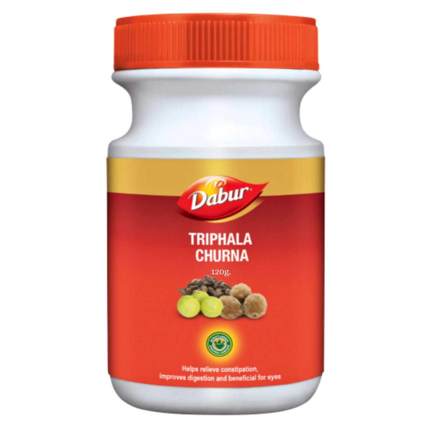 Polvo de Triphala | Triphala Churna Powder (Eases Constipation & Supports Digestive Health) 120g Dabur