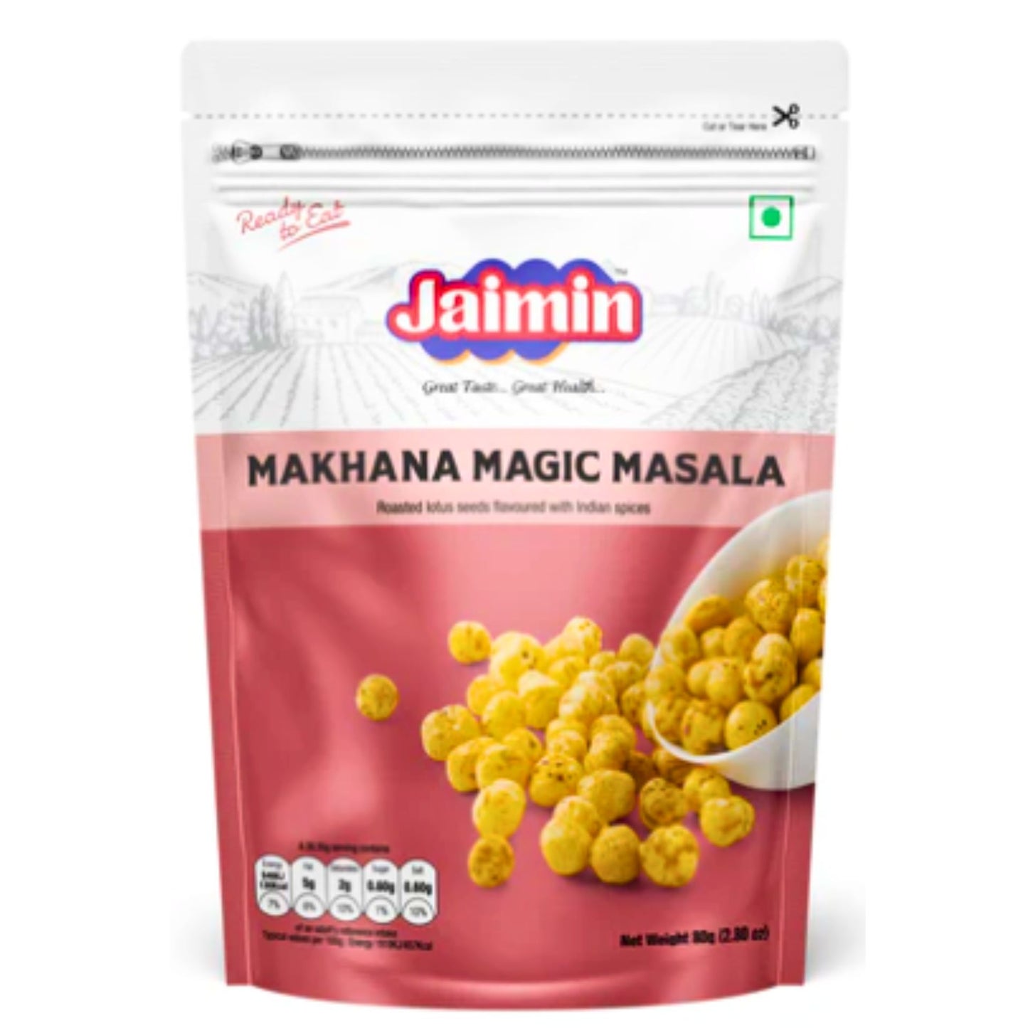 Aperitivos Magic Makhana | Magic Masala Makhana 80g Jaimin