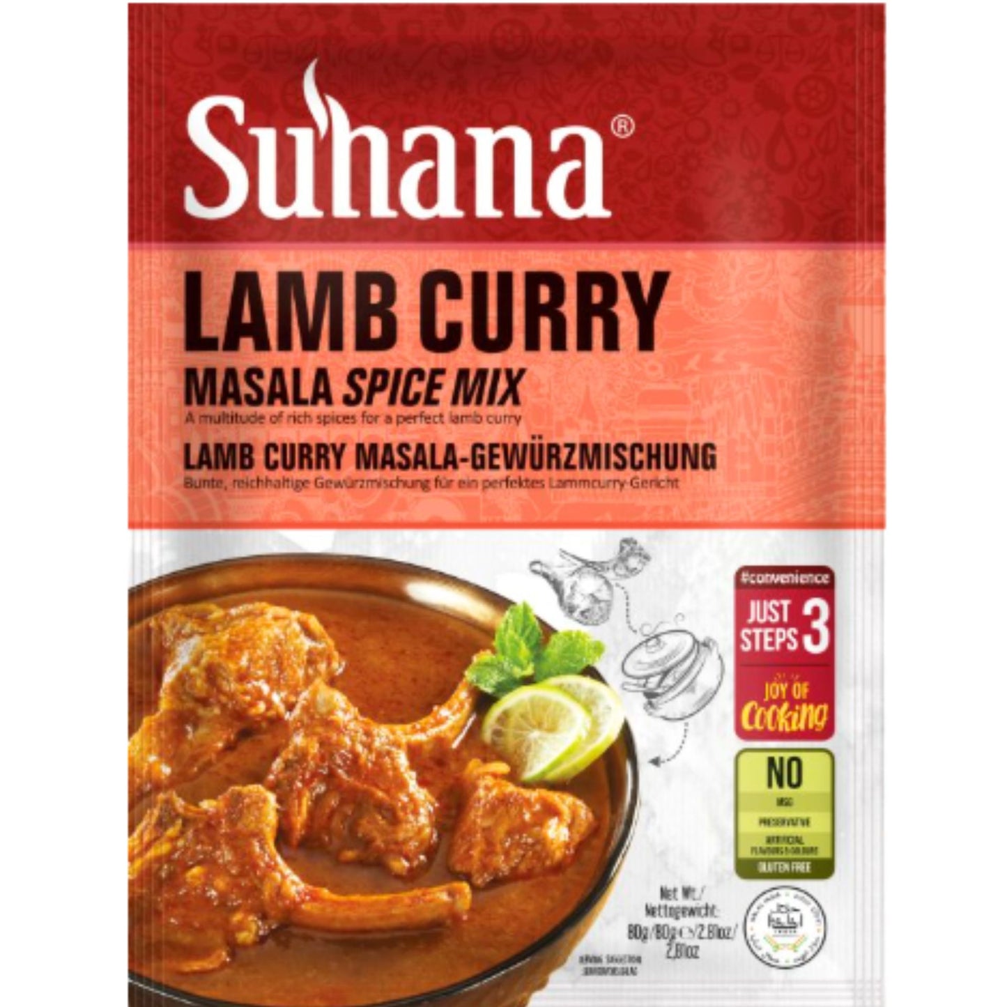 Lamb Curry Mix | Suhana Lamb Curry Mix 80g