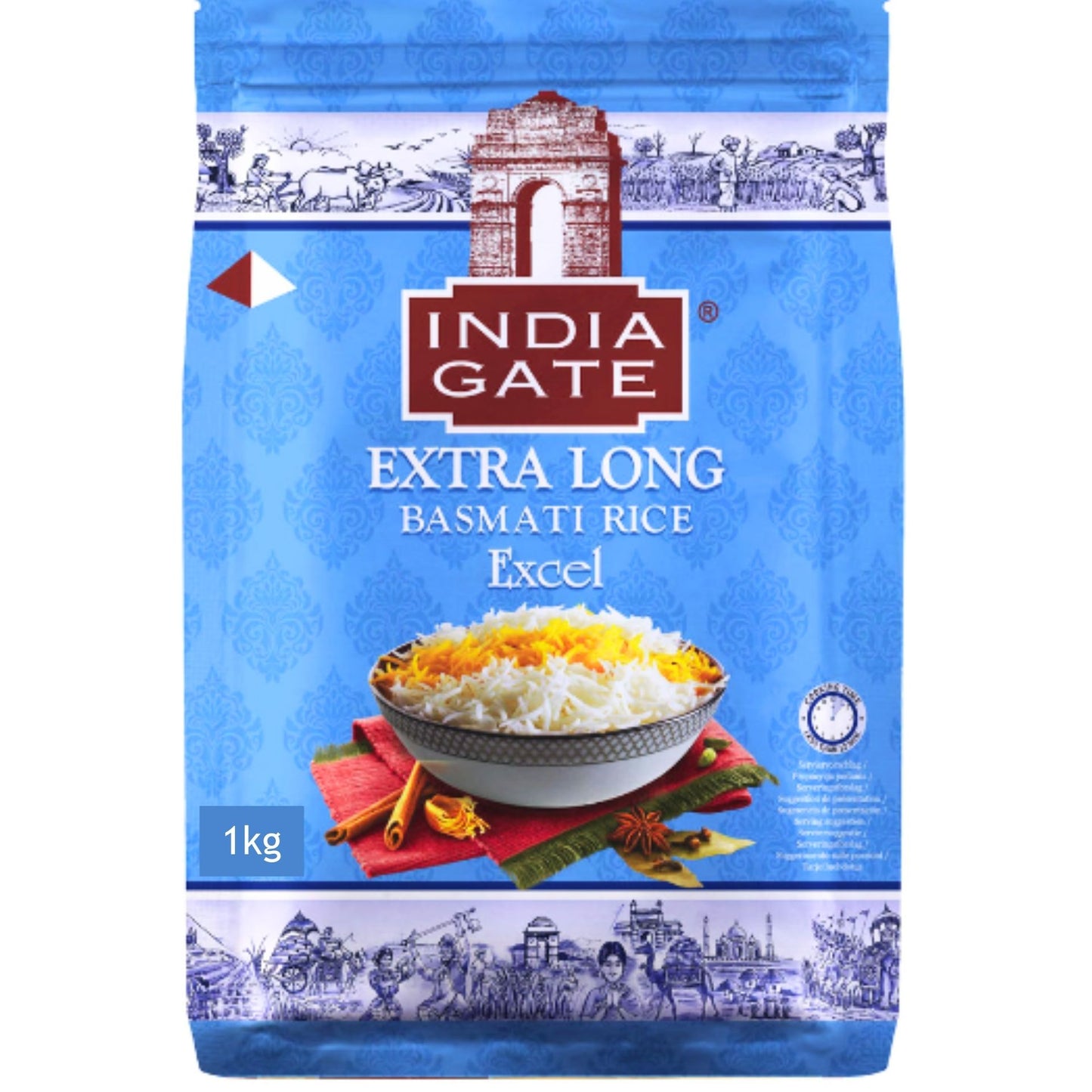 Basmati Rice "India Gate Ex Long Excel" | Basmati Rice 1kg "India Gate Ex Long Excel"