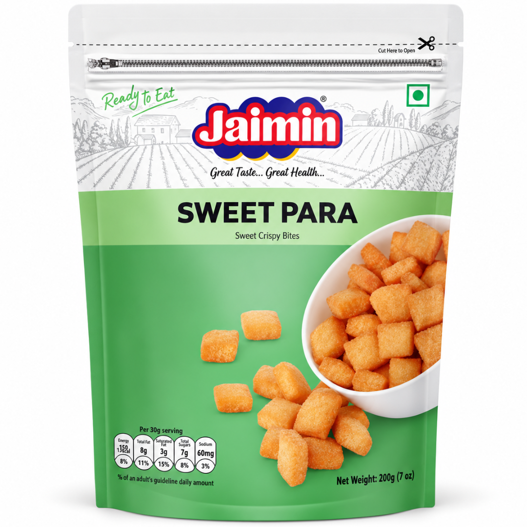 Aperitivos Sweet Para | Fine Flour Sweet Fried Sticks | Sweet Para 200g Jaimin