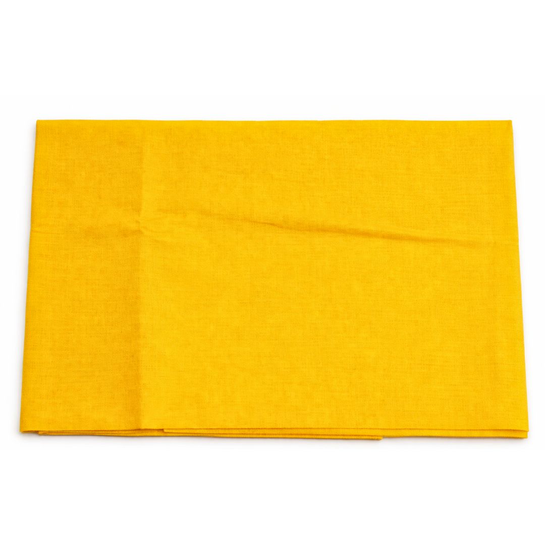 Paño (amarillo) para Pooja | Yellow Cloth for Pooja 2.5meter