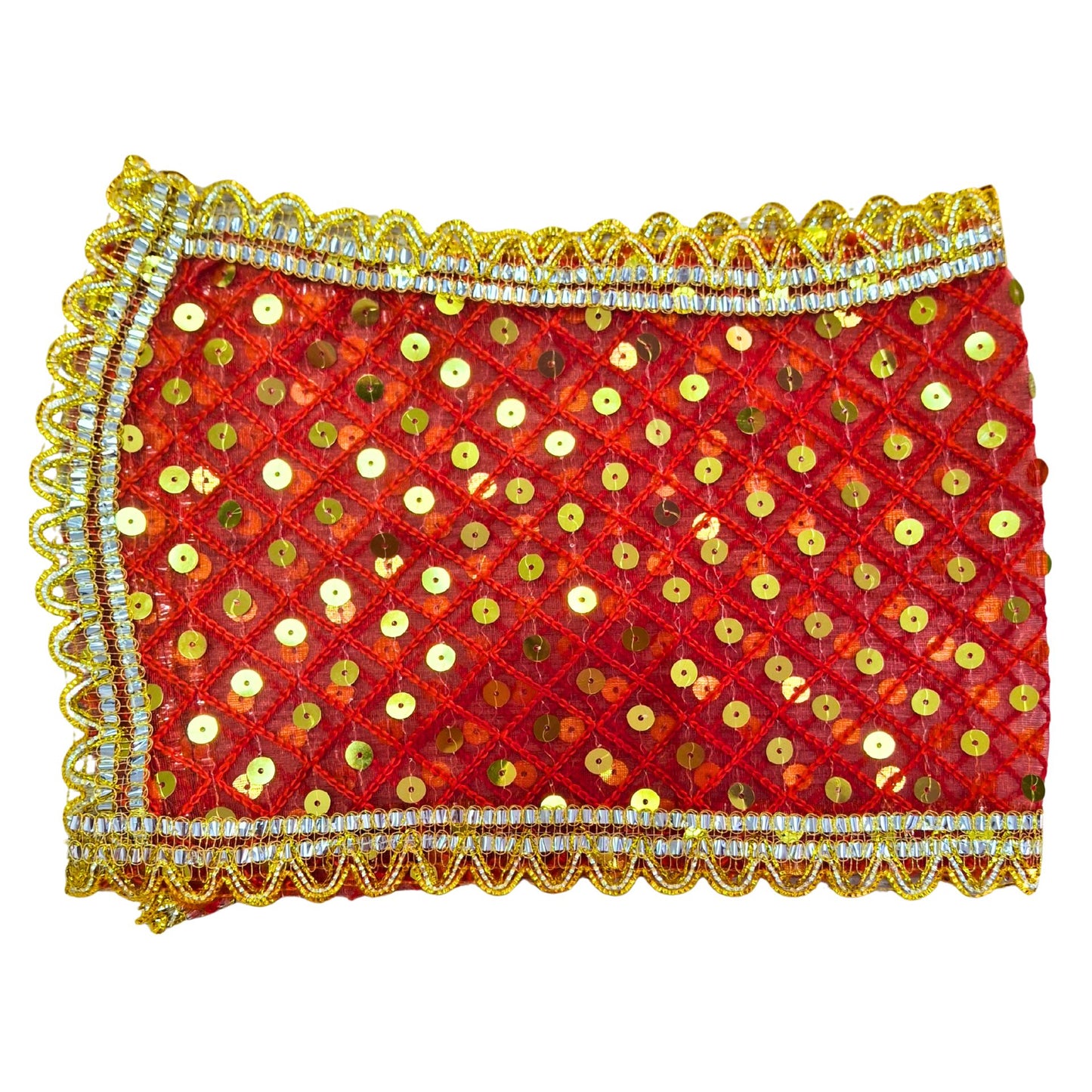 Paño rojo para Pooja | Red Mata ki chunri for Pooja (Large)