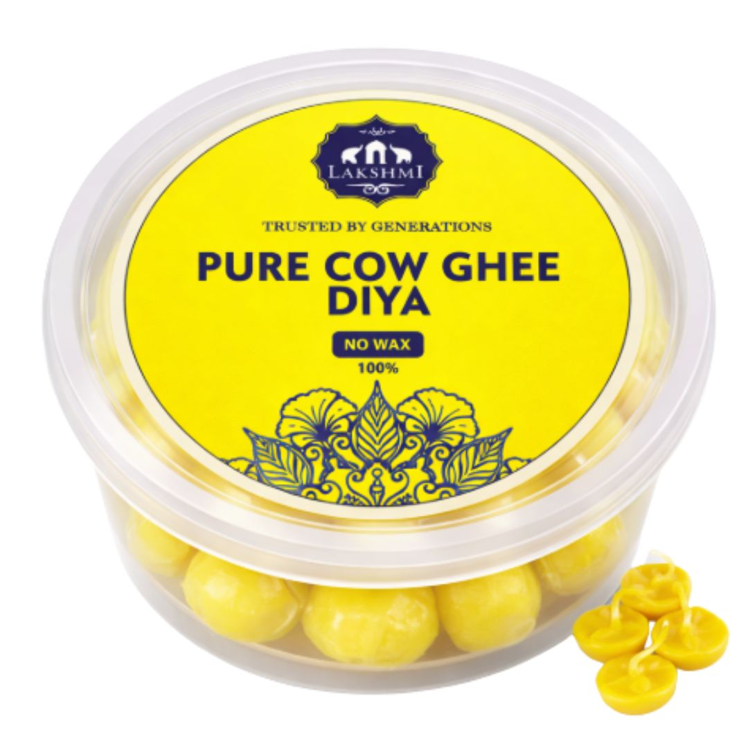 Mechas hechas con Pure Cow Ghee para lamparillas | Jyot made by Pure Cow Ghee 50 N. Lakshmi