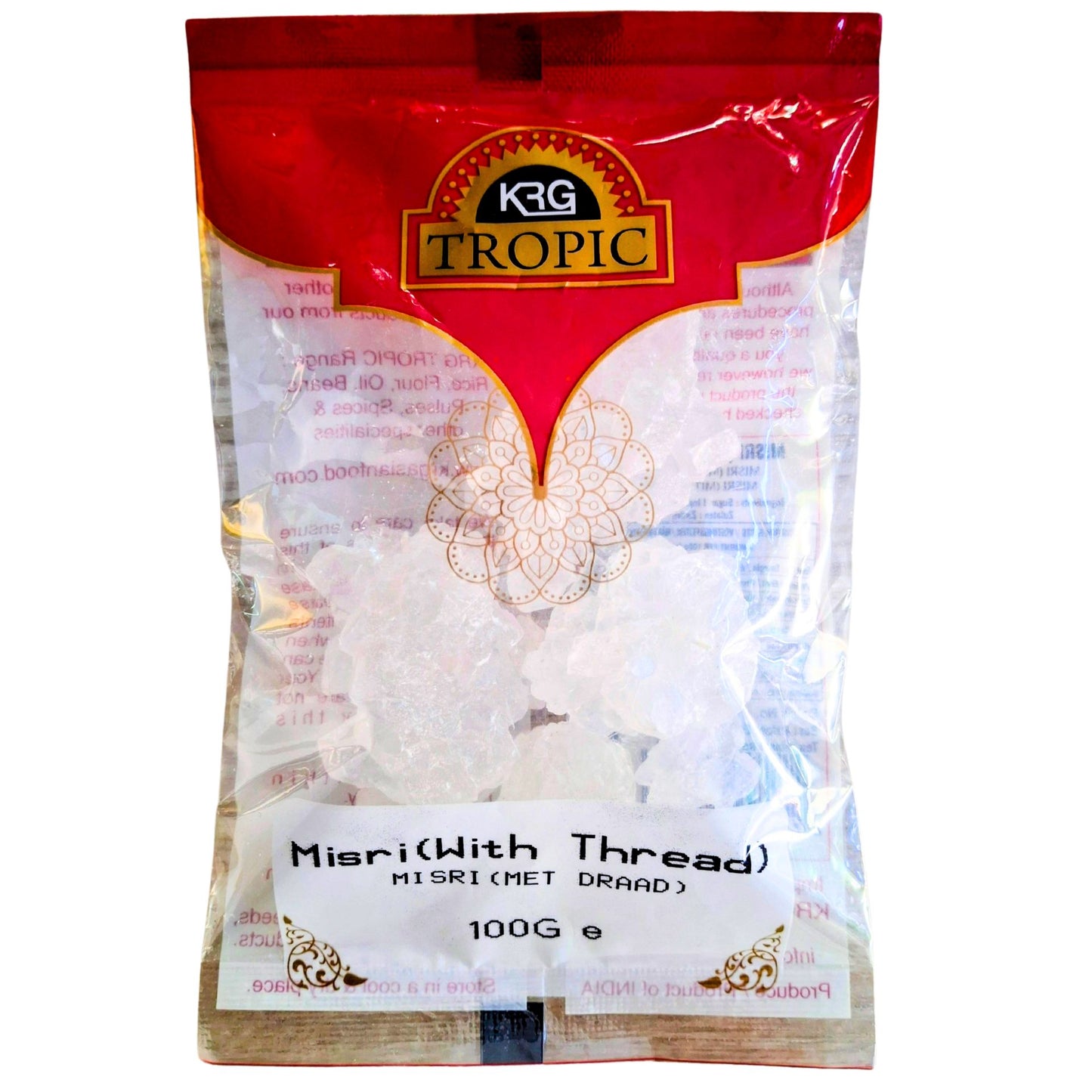 Azúcar de Caña (con hilo) | Sugar Crystals (with Thread Misri ) 100g KRG