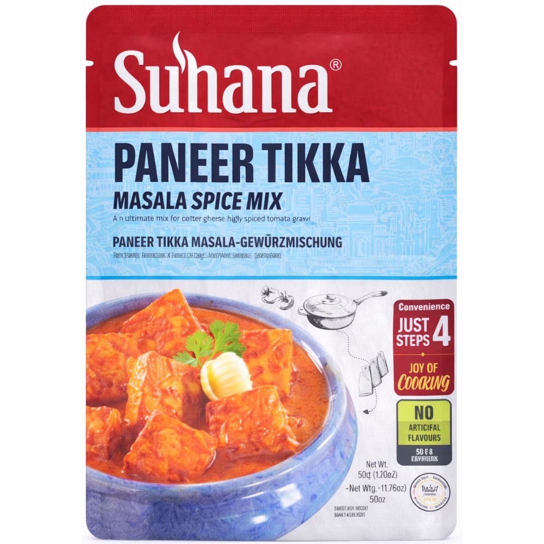 Preparado para Queso Indio Tikka | Paneer Tikka Masala Mix 50g Suhana (BB - Sep'26)