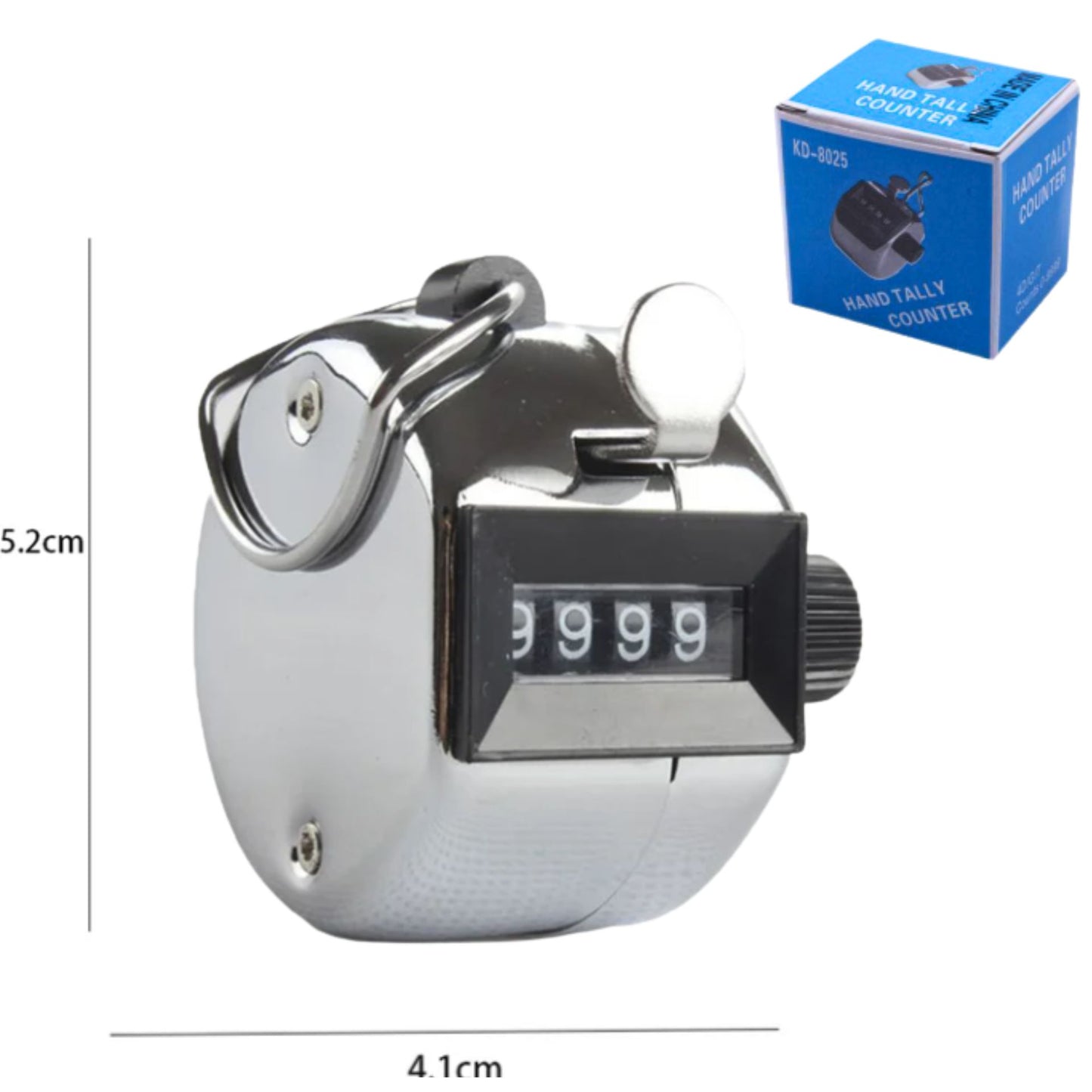 Contador Digital Manual de mano | Digital Hand Tally Counter (4 Number Mechanical Manual Counter)