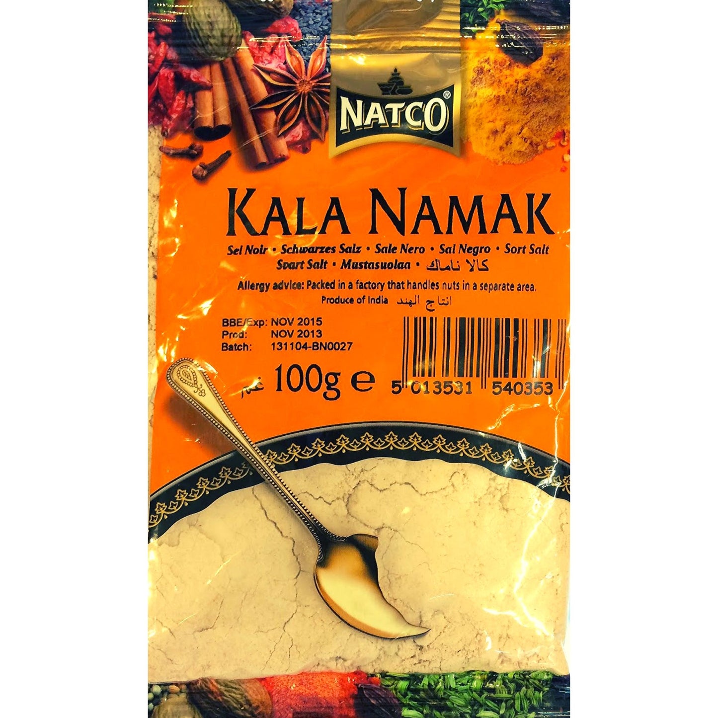 Sal Negra | Black Salt | Kala Namak 300g Natco