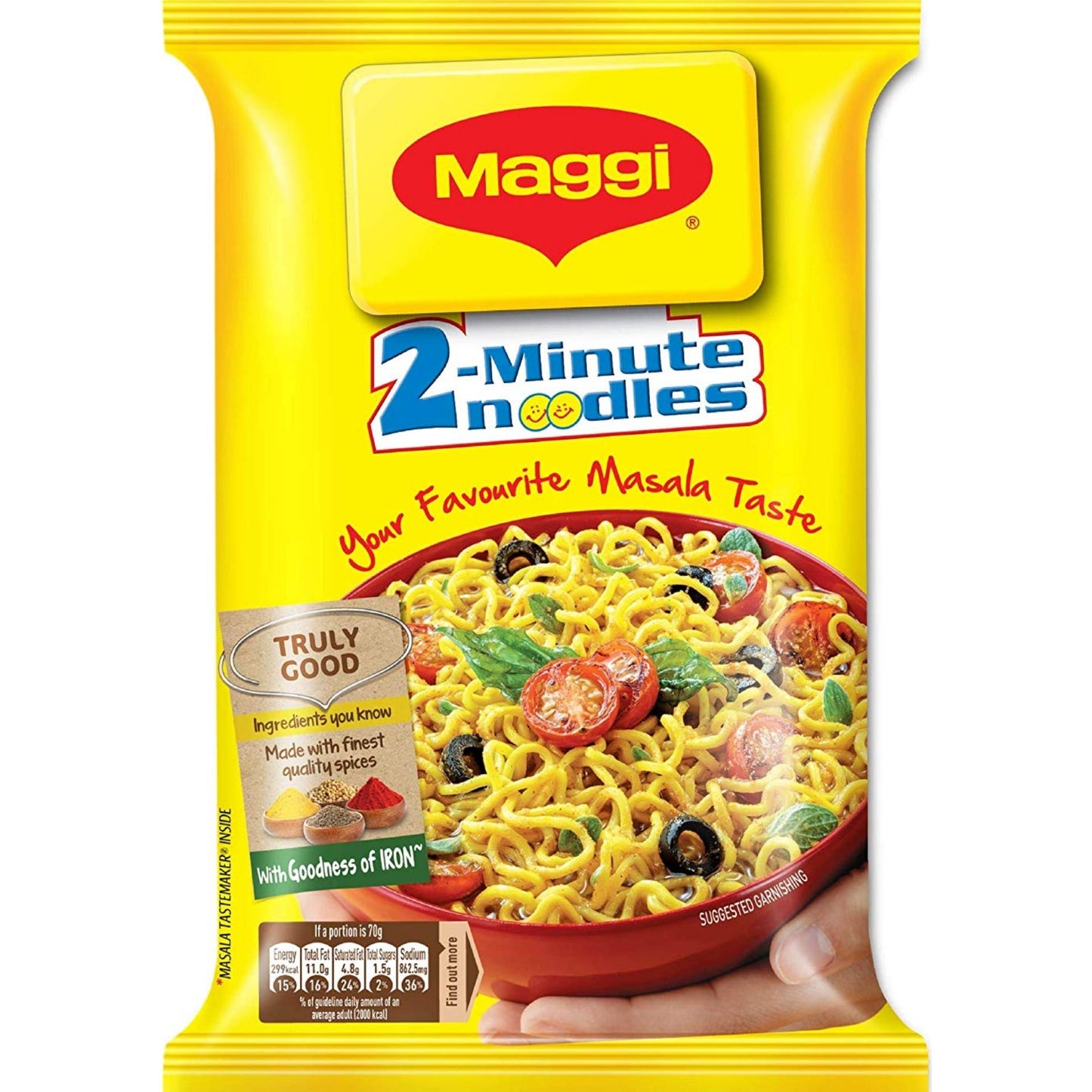 Fideos con especias | Maggi Masala Noodles pack 70g