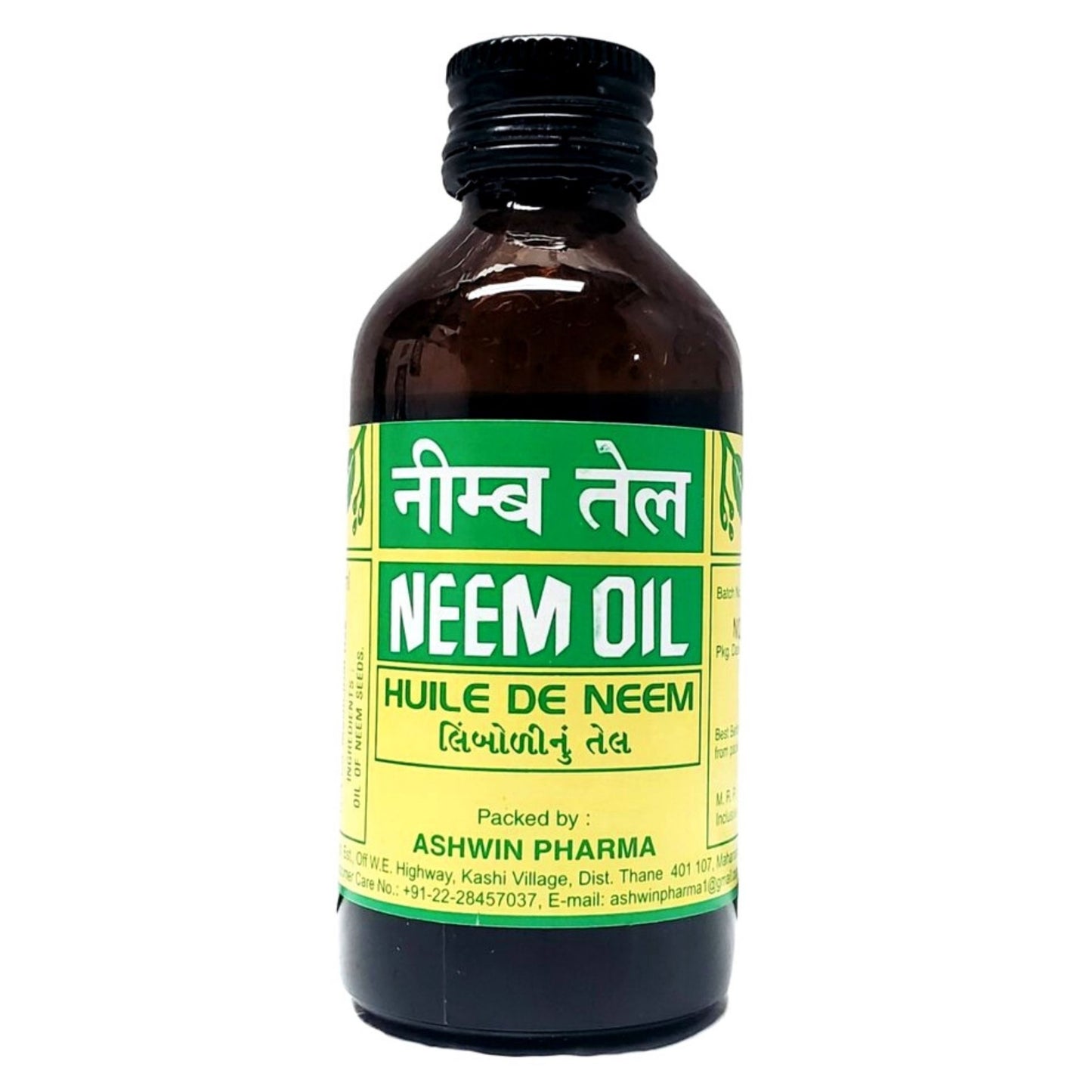 Neem Oil | Neem Oil 100ml Ashwin