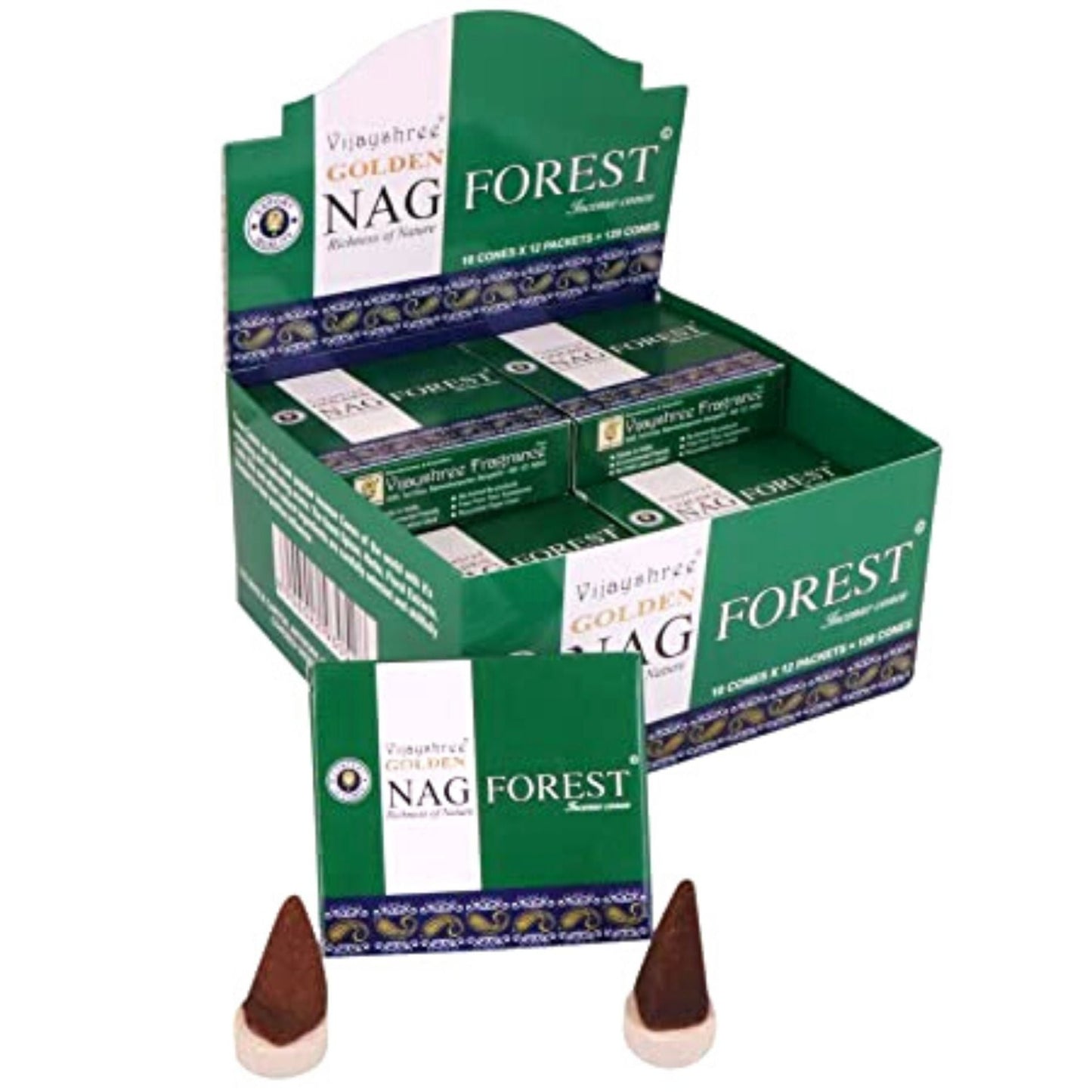 Incienso Cono | Nag Forest Dhoop 10 Cones Vijayshree