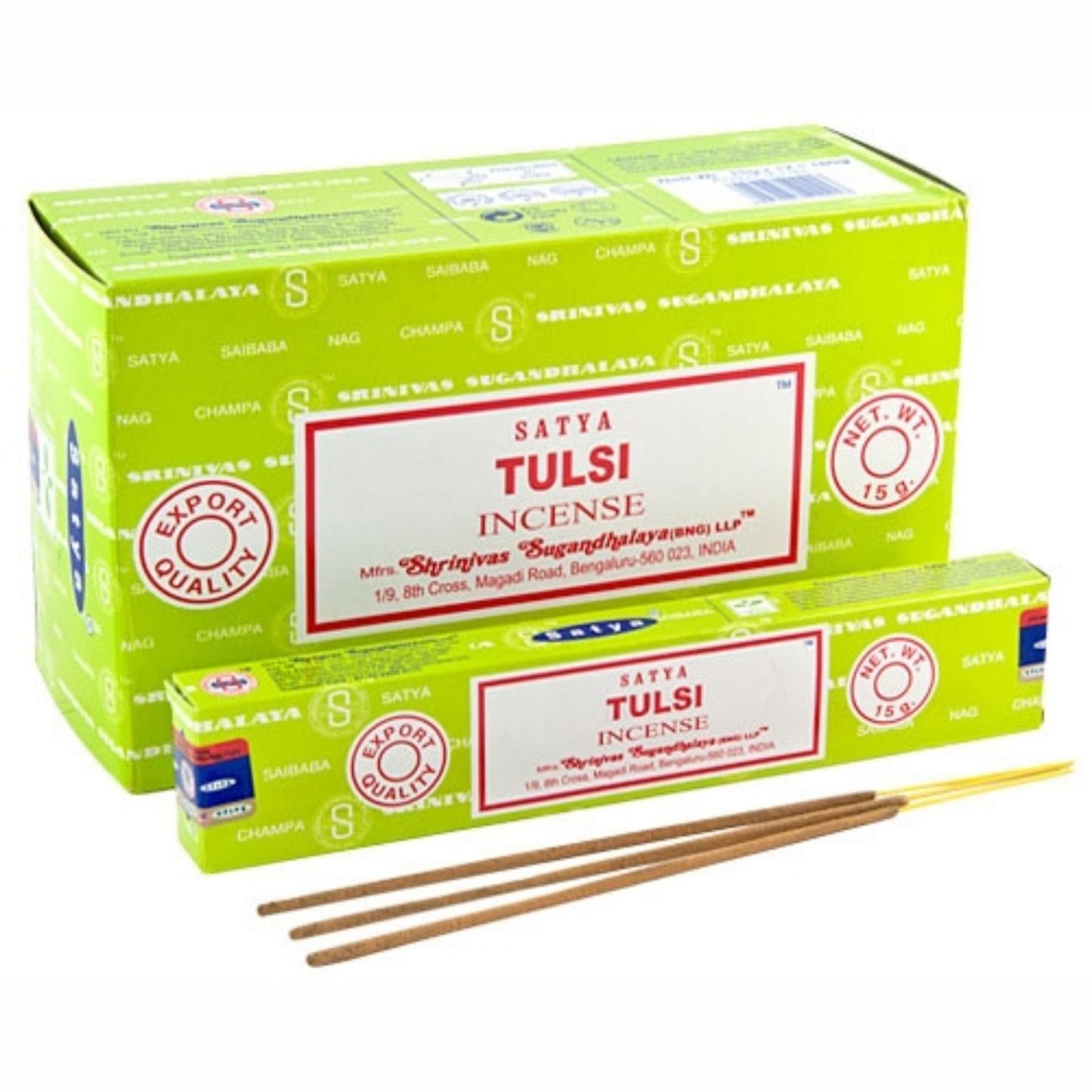 Incense | Incense Stick Basil (Tulsi Masala Agarbatti) 15g Satya