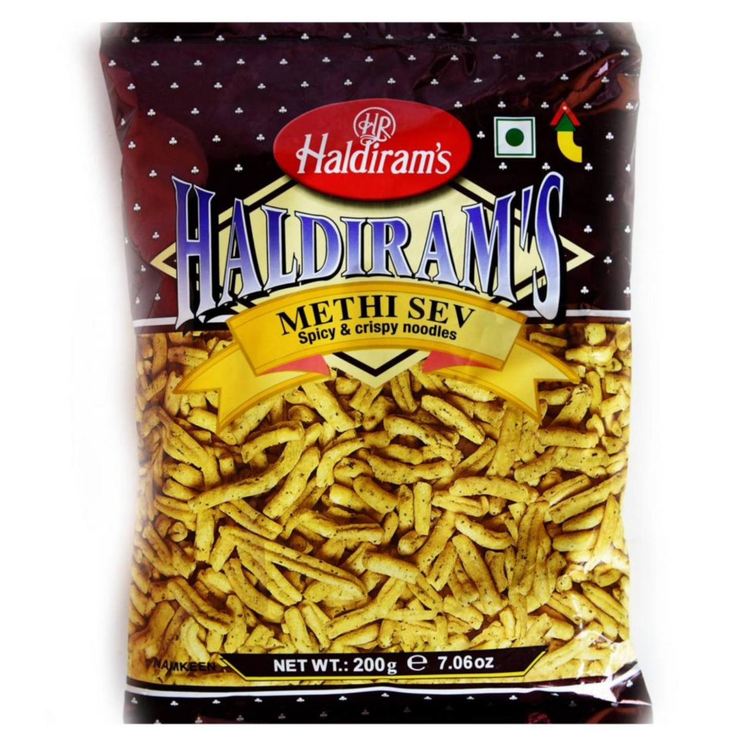 Methi Sev (Fenugreek) Snacks | Methi Sev 200g Haldiram
