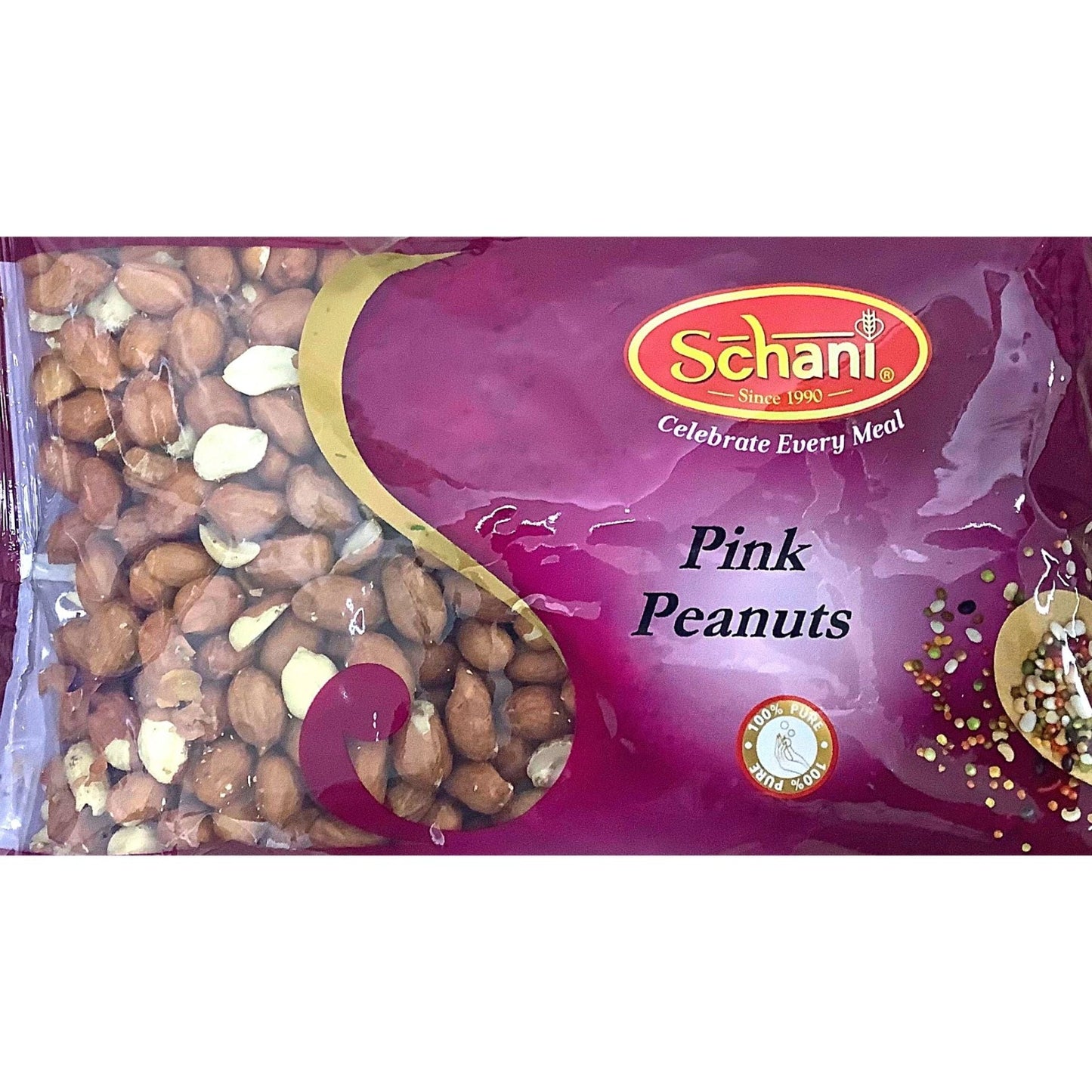 Cacahuete Crudo (Piel rosa) | Pink Peanuts 375g Schani