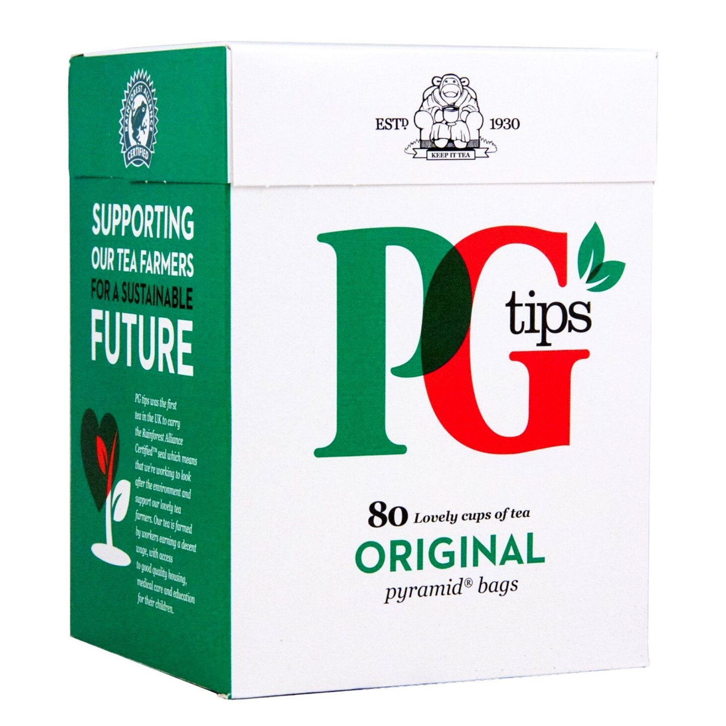 Te negro en bolsitas | Black Tea bags 80bags PG Tips