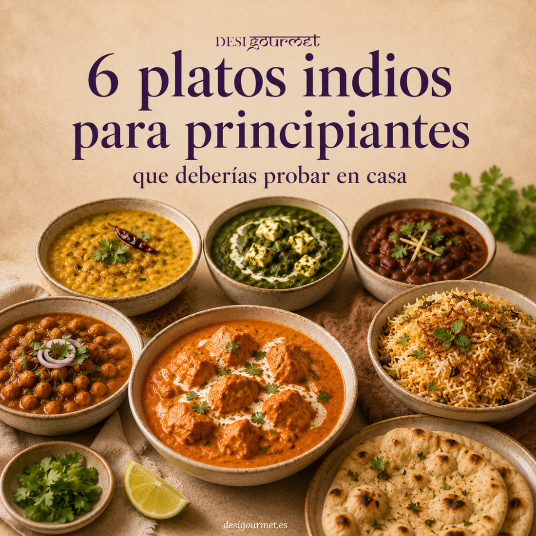6 platos indios fáciles para principiantes