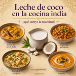 Leche de coco en la cocina india: ¿qué currys la necesitan?