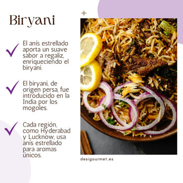 Se dice que el Biryani se originó en las cocinas reales del Imperio Mogol y tiene variaciones en toda la India, cada una con sabores únicos.
La rama de canela, junto con otras especias enteras, se infunde en aceite para resaltar su sabor antes de agregar el arroz.
En Hyderabad, el Biryani es un plato imprescindible en ocasiones especiales, desde bodas hasta festivales, simbolizando celebración y hospitalidad.