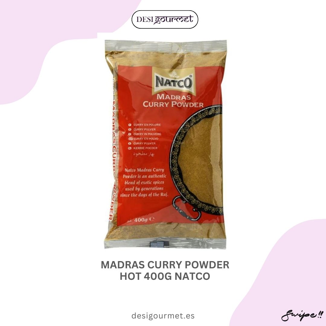 Madras Curry Powder Hot 400G Natco Image: Description: MADRAS CURRY POWDER HOT 400G NATCO desighubourmet.com Swipe!!