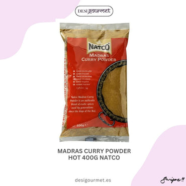 Madras Curry Powder Hot 400G Natco Image: Description: MADRAS CURRY POWDER HOT 400G NATCO desighubourmet.com Swipe!!