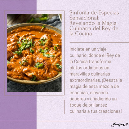 Meta Description: "Perfect for vegetable stews, aromatic sauces, and real flavors in your kitchen. Enhance every dish with the versatile Kitchen King spice blend."