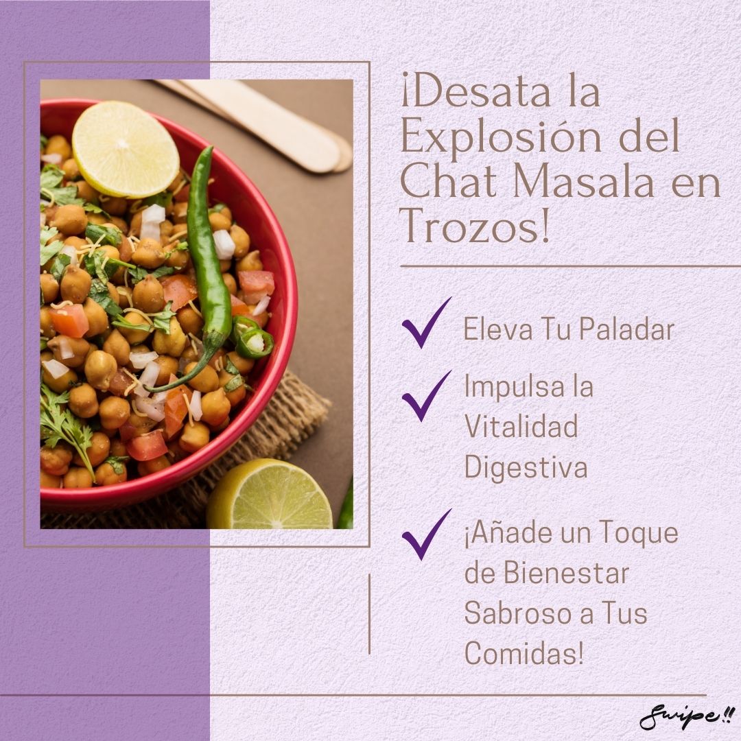¡Desata la Explosión del Chat Masala en Trozos!  Meta Description: "Boost your palate with Chunky Chat Masala! Elevate digestion and wellness in your meals with this flavorful blend. desighubourmet.com"