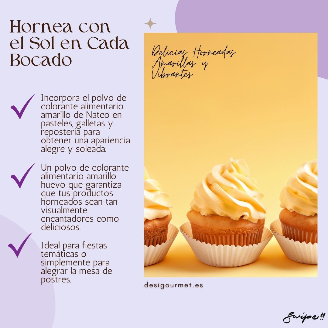 Incorporate Natco Yellow Food Colour Powder into cakes, cookies, and pastries for a cheerful, sunlit appearance. A versatile yellow food coloring powder that ensures your baked goods are visually enchanting and delicious. Ideal for themed parties or simply brightening up the dessert table.