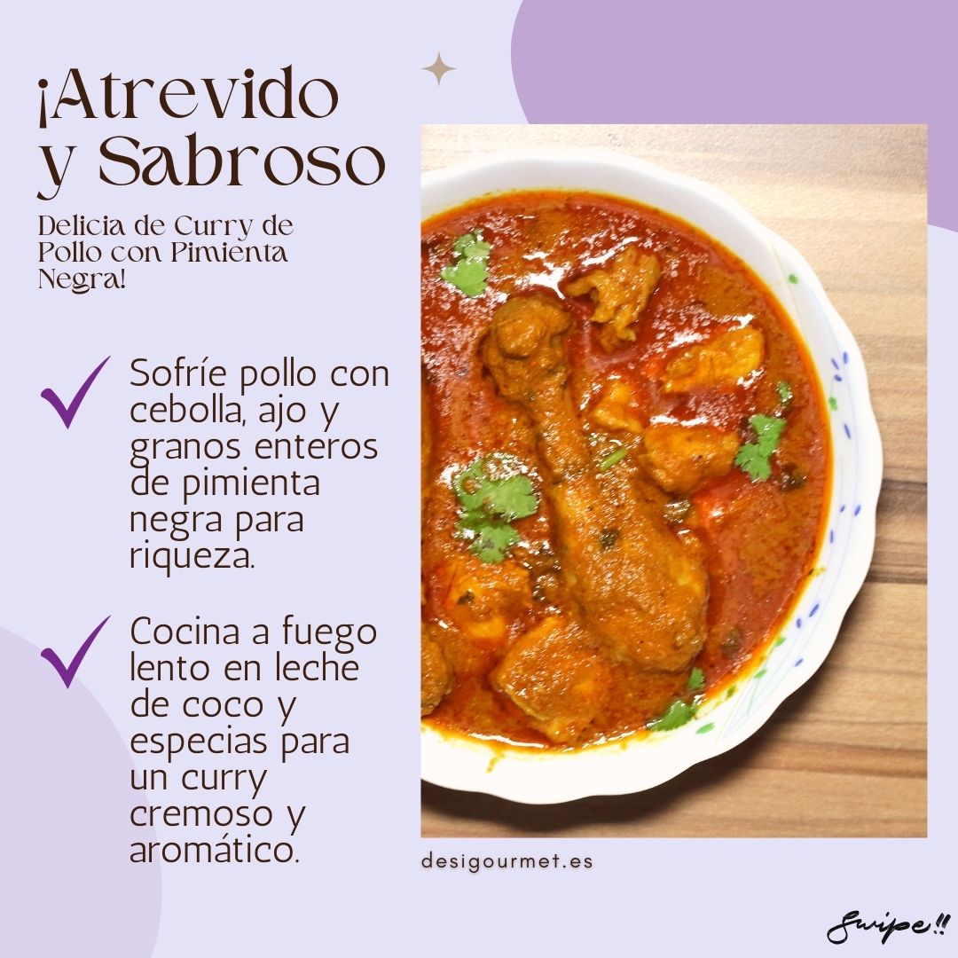 Meta Description: "Enjoy a rich and aromatic curry made with whole black pepper, coconut milk, and spices. This creamy, flavorful dish will delight your taste buds."