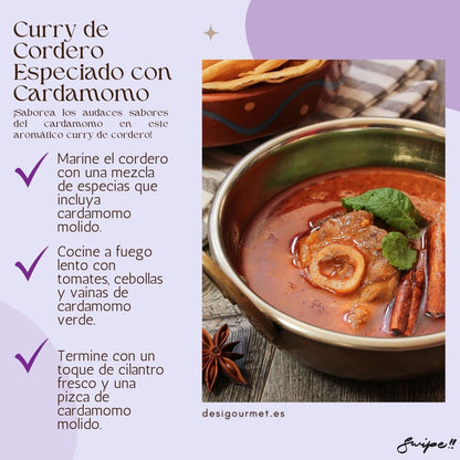 Meta Description: "Rich and aromatic Lamb Curry with Cardamom. Marinate lamb with cardamom and spices, slow-cook to perfection. Perfect for festive  occasions. Find the recipe at desighubourmet.com." Keywords: Lamb curry, cardamom curry, spiced lamb, green cardamom, festive dishes, slow-cooked curry, DesiGourmet