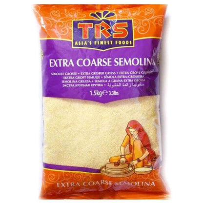 Sémola de Trigo | Extra Coarse Semolina | Ex. Coarse Sooji /Suji 1.5kg TRS