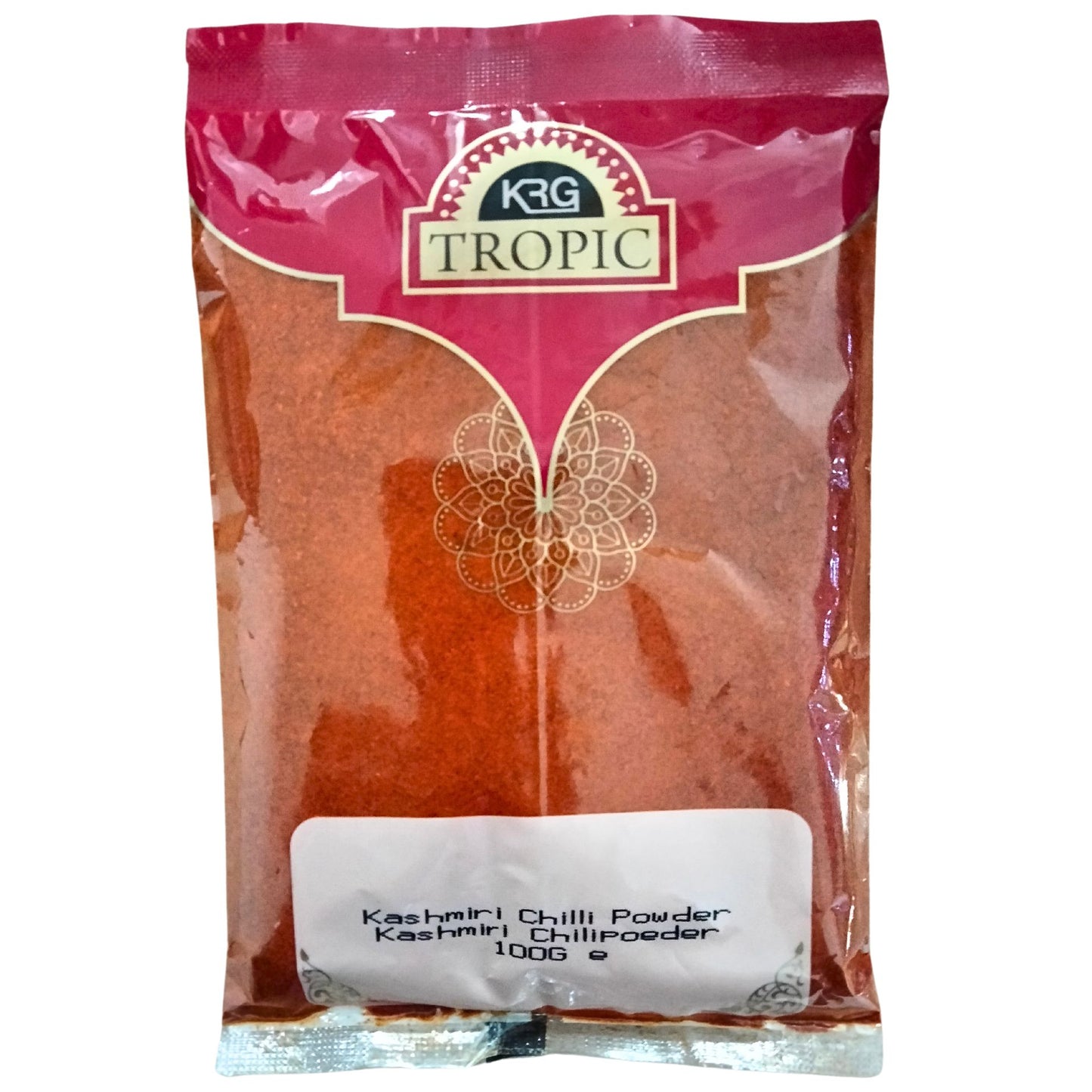 Chile de Cachemira en polvo | Kashmiri Chilli Powder 100g KRG