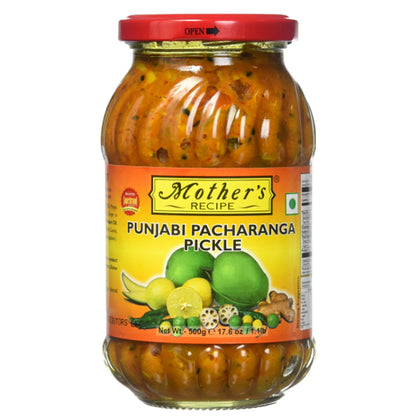 Punjabi Pachranga Pickle (Pickle) | Punjabi Pachranga Pickle 500g Mother's Recipe