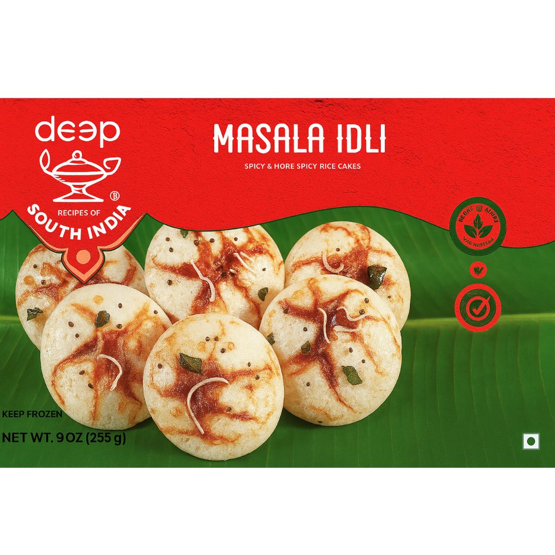 Masala Idli (pastelitos de arroz al vapor) (Congelado) | Masala Idli (Frozen) 255g/6pcs. Deep (Frozen)