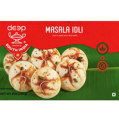 Masala Idli (pastelitos de arroz al vapor) (Congelado) | Masala Idli (Frozen) 255g/6pcs. Deep (Frozen)