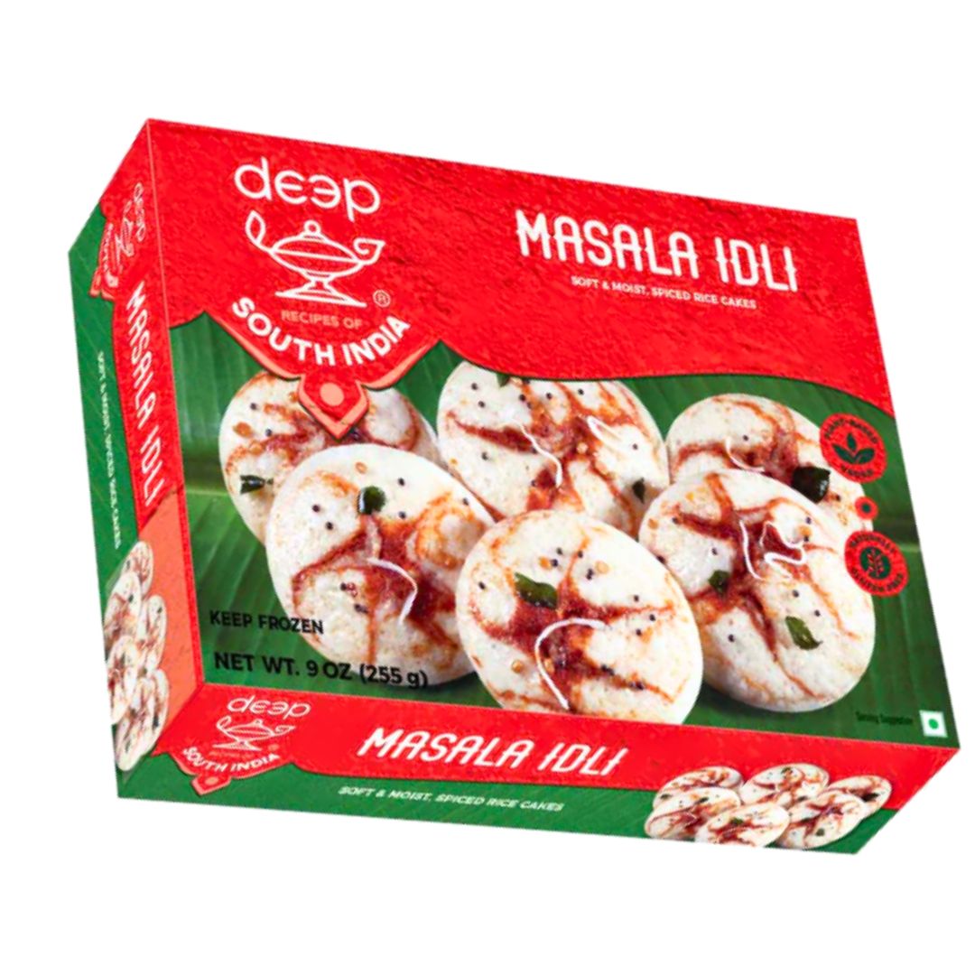 Masala Idli (pastelitos de arroz al vapor) (Congelado) | Masala Idli (Frozen) 255g/6pcs. Deep (Frozen)