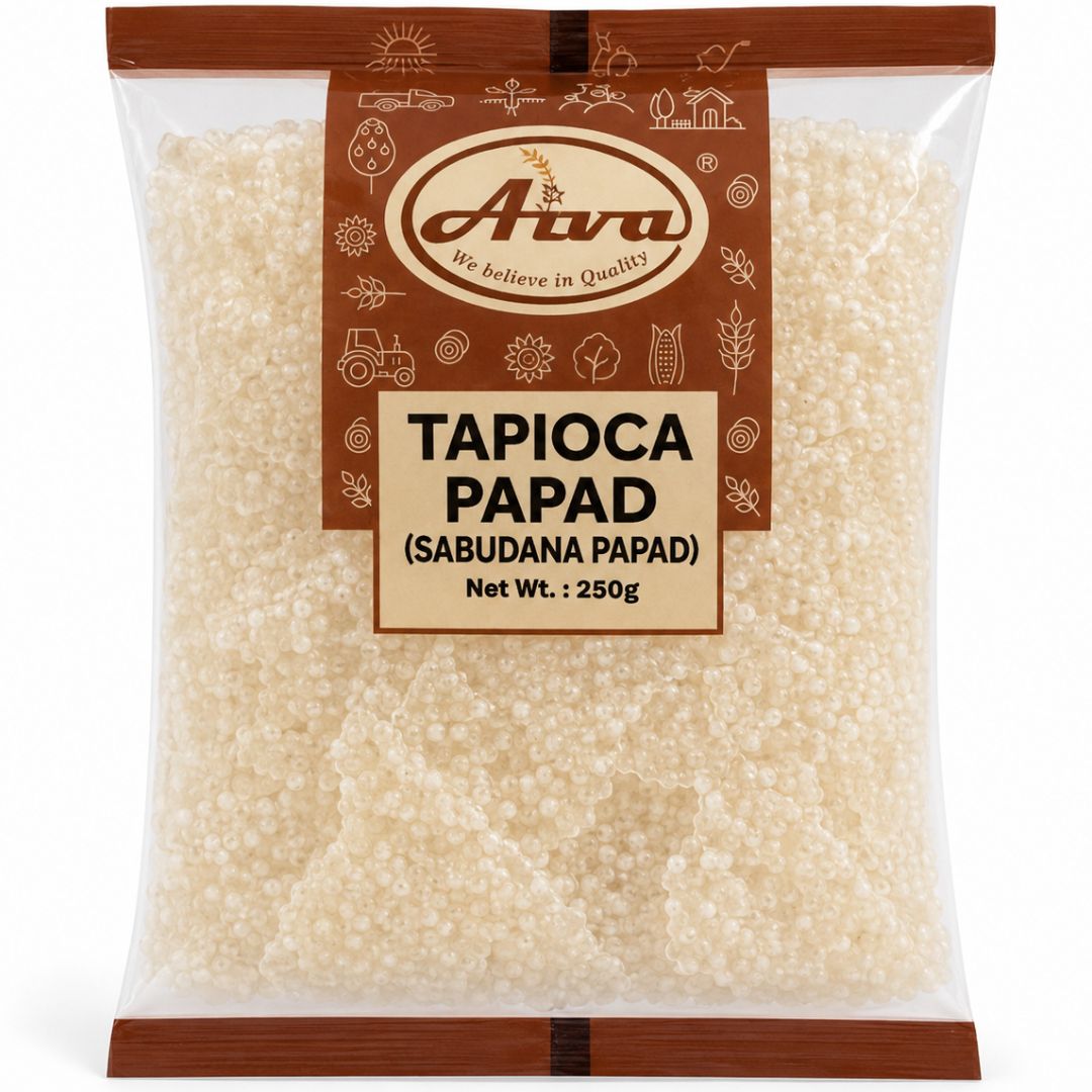 Papadum de Sago (Tapioca) | Tapioca Papad | Sabudana Papad 250g Aiva