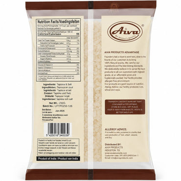 Papadum de Sago (Tapioca) | Tapioca Papad | Sabudana Papad 250g Aiva