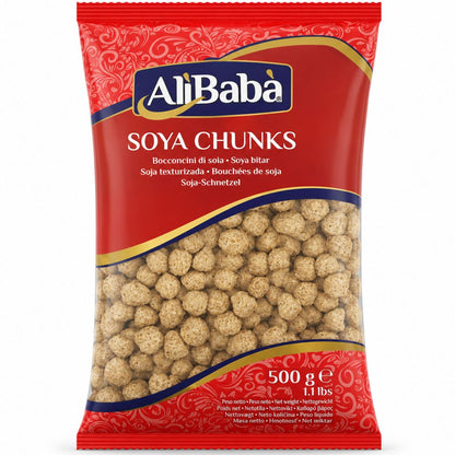 Soja Texturizada extra gruesa | Soya Chunks (Soya Wadi) 500g a.b.