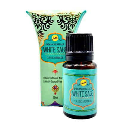 सफ़ेद सेज सुगंध तेल 10ml | भारतीय विरासत
